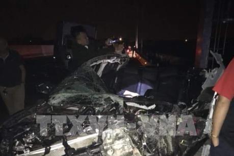 Tai nạn giao thông trên cao tốc Hạ Long-Hải Phòng làm 5 người thương vong