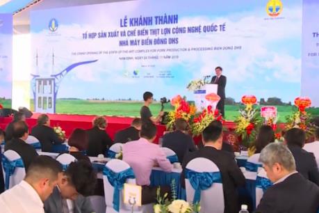 Tổ hợp chế biến thịt lợn lớn nhất miền Bắc vào hoạt động