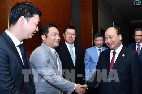 Thủ tướng Nguyễn Xuân Phúc tiếp lãnh đạo nhiều tập đoàn lớn của Trung Quốc