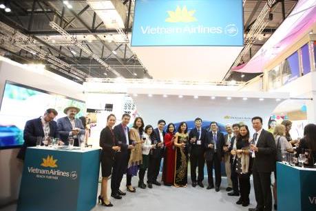 Vietnam Airlines quảng bá thương hiệu tại Hội chợ du lịch thế giới