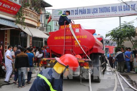 Cháy lớn tại Công ty cổ phần Du lịch thương mại và đầu tư