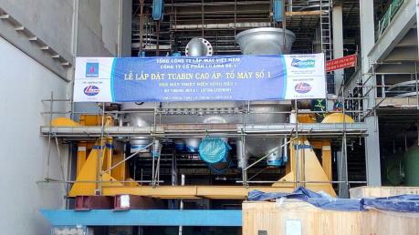 Lắp đặt thành công tuabin cao áp và trung áp Nhiệt điện Sông Hậu 1