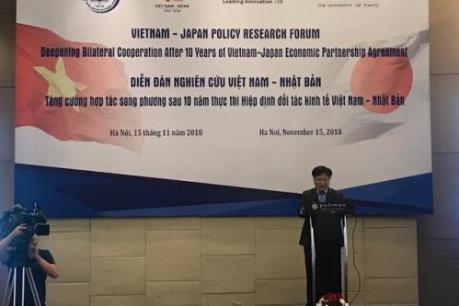 Nhiều cơ hội thúc đẩy hợp tác kinh tế Việt Nam - Nhật Bản
