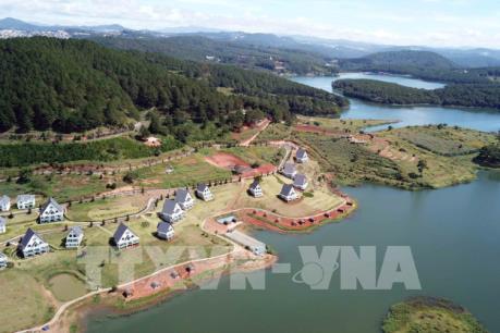 UBND tỉnh Lâm Đồng chỉ đạo xử lý vi phạm tại Khu du lịch quốc gia hồ Tuyền Lâm