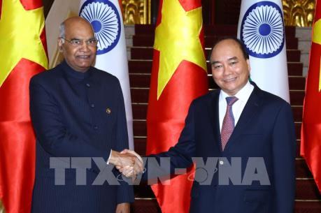 Thủ tướng Nguyễn Xuân Phúc hội kiến Tổng thống Ấn Độ