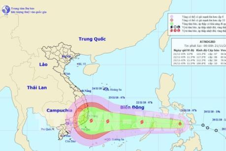 Dự báo thời tiết: Áp thấp nhiệt đới sẽ mạnh lên thành bão