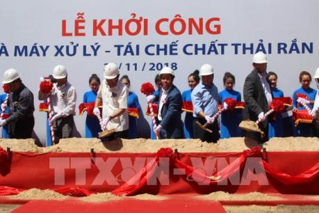 Khởi công xây dựng nhà máy điện rác công suất 500 tấn/ngày