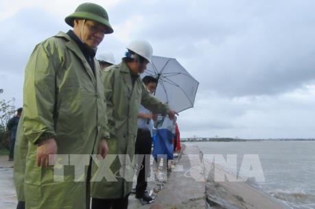 Bão số 9 gây ngập sâu ở vùng trũng Phước Nam, Ninh Thuận