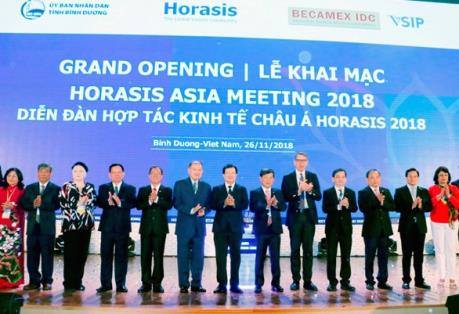 Khai mạc Diễn đàn Hợp tác Kinh tế châu Á HORASIS 2018