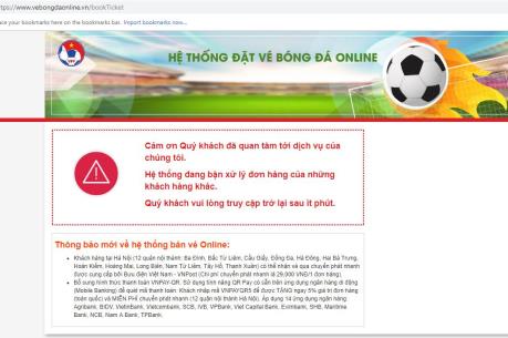 Vé trận bán kết Việt Nam - Philippines bán sạch chỉ sau vài phút