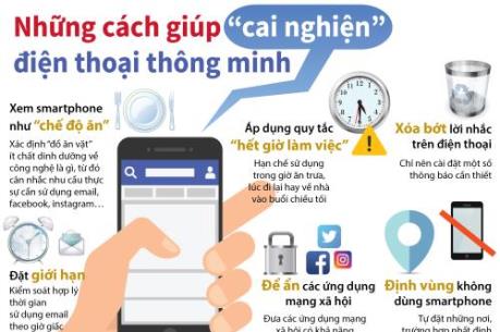Những cách giúp “cai nghiện” điện thoại thông minh