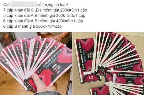 Vé trận Việt Nam - Philippines được bán ở ’chợ đen’ với giá 7 triệu/cặp