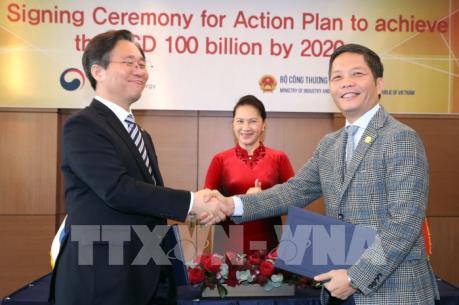 Hướng đến mục tiêu nâng kim ngạch thương mại Việt - Hàn lên 100 tỷ USD