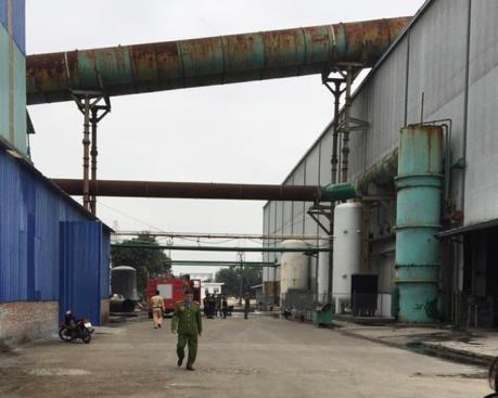 Nổ lớn tại Công ty công nghiệp nặng Cửu Long khiến 11 người thương vong