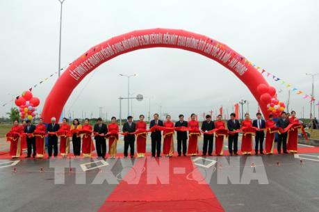 Thông xe đoạn tuyến nối đường 62m với cao tốc Hà Nội – Hải Phòng