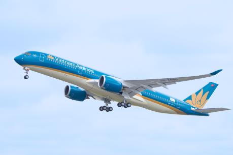 Vietnam Airlines sẽ đưa máy bay Airbus A350-900 đón đội tuyển Việt Nam