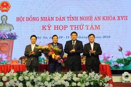 Ông Lê Hồng Vinh được bầu làm Phó Chủ tịch UBND tỉnh Nghệ An