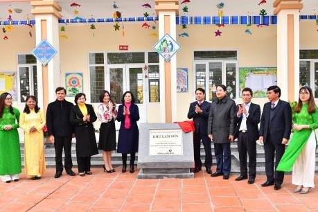 Vietcombank tài trợ 4,5 tỷ đồng xây dựng trường mầm non ở Ninh Bình