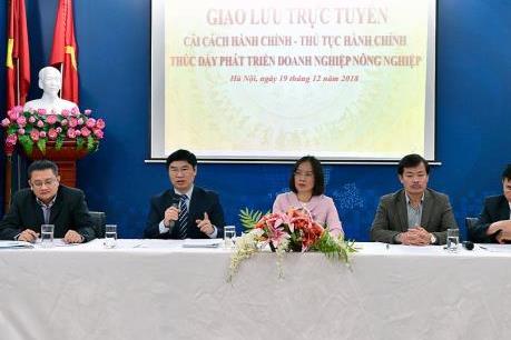 Cải cách hành chính thúc đẩy phát triển doanh nghiệp nông nghiệp 