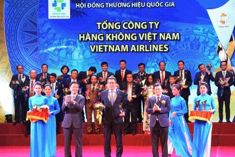 Vietnam Airlines được vinh danh thương hiệu quốc gia 