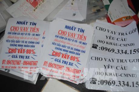 Khởi tố nhóm đối tượng cho vay nặng lãi ở Gia Lai