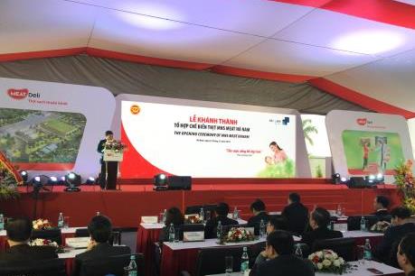 Khánh thành tổ hợp chế biến thịt MNS Meat Hà Nam