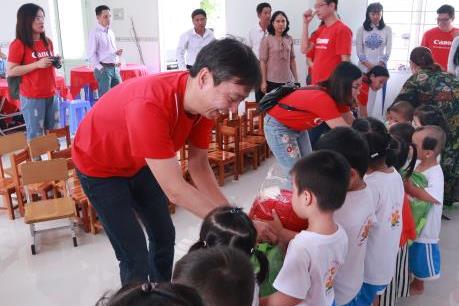 Canon trao tặng phòng học cho trường mầm non tại Long An