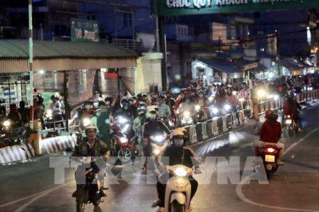 T.p Hồ Chí Minh: Không có ùn tắc tại các cửa ngõ sau kỳ nghỉ Tết 