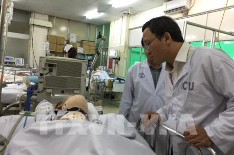 Tạm ứng bồi thường cho các nạn nhân vụ tai nạn tại Long An