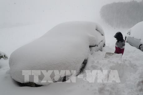 Giao thông tại nhiều nước châu Âu rối loạn do tuyết