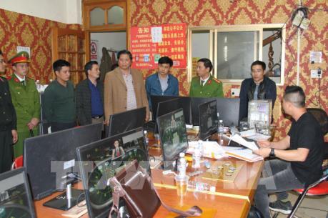 Phá 3 tụ điểm cờ bạc trá hình bằng máy trò chơi điện tử