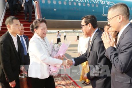 Chủ tịch Quốc hội Nguyễn Thị Kim Ngân đến Campuchia tham dự APPF- 27