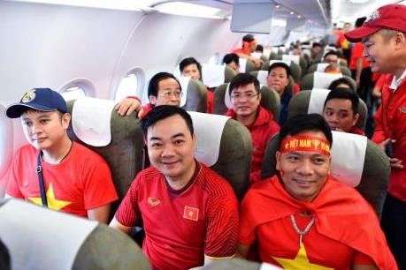 Masan đồng hành cùng Vietnam Airlines đưa cổ động viên cổ vũ đội tuyển Việt Nam