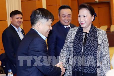 Chủ tịch Quốc hội Nguyễn Thị Kim Ngân làm việc với PVN