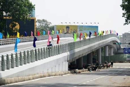 Thông xe cầu vượt nút giao Nguyễn Thái Sơn – Nguyễn Kiệm