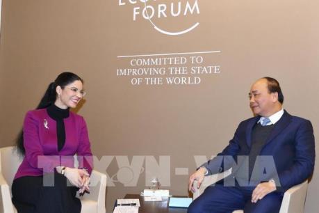 Thủ tướng Nguyễn Xuân Phúc tiếp xúc song phương bên lề Hội nghị WEF Davos 2019
