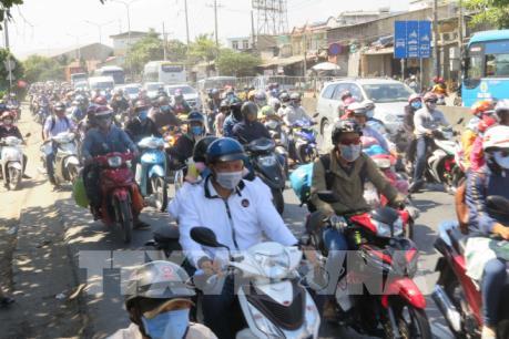 Ùn ứ cục bộ tại một số địa điểm vào Tp. Hồ Chí Minh sau kỳ nghỉ Tết