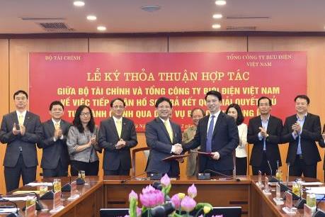 Bộ Tài chính giải quyết thủ tục hành chính qua dịch vụ bưu chính công ích