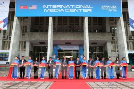 Khai trương Trung tâm báo chí quốc tế Hội nghị Thượng đỉnh Hoa Kỳ - Triều Tiên lần hai