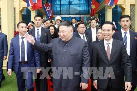 Thượng đỉnh Mỹ-Triều 2019: Chủ tịch Triều Tiên Kim Jong-un rời Lạng Sơn về Hà Nội