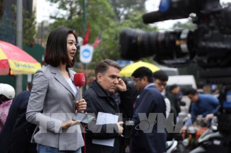 Báo chí quốc tế tăng nhân lực thông tin về Hội nghị Thượng đỉnh Mỹ - Triều lần 2