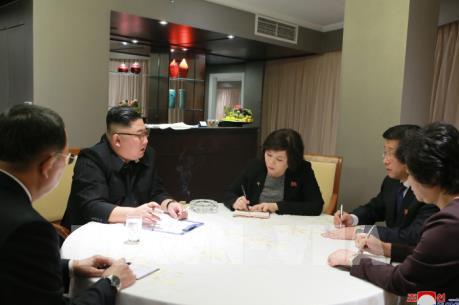 Thượng đỉnh Mỹ - Triều lần 2: Chủ tịch Triều Tiên họp chiến lược với các nhà đàm phán