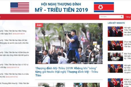 TTXVN liên tục cập nhật thông tin về Hội nghị thượng đỉnh Mỹ-Triều lần 2