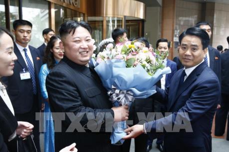 Chủ tịch Triều Tiên Kim Jong-un lên đường trở về nước
