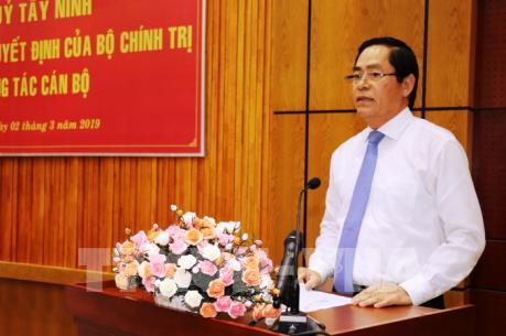 Tỉnh Tây Ninh có tân Bí thư Tỉnh ủy