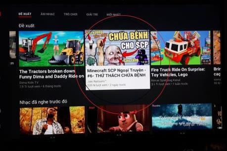  Cảnh giác với game phản cảm, bạo lực trên YouTube Kids 
