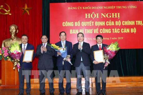  Công bố quyết định về nhân sự của Đảng bộ Khối Doanh nghiệp Trung ương