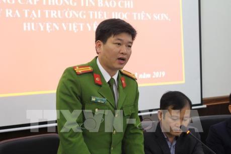 Thông tin chính thức vụ thầy giáo bị tố dâm ô học sinh tại Bắc Giang