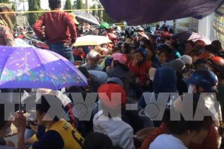 Đồng Nai: Gần 1.000 công nhân của Công ty TNHH Kim cương sao sáng đi làm trở lại