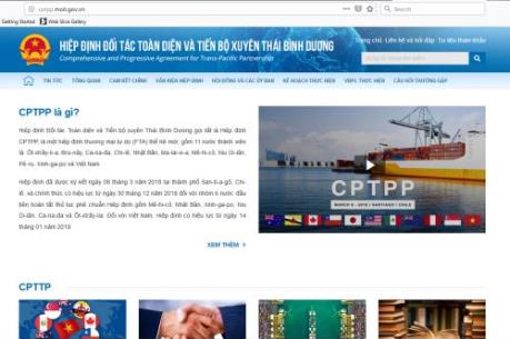 Ra mắt chuyên trang điện tử về Hiệp định CPTPP